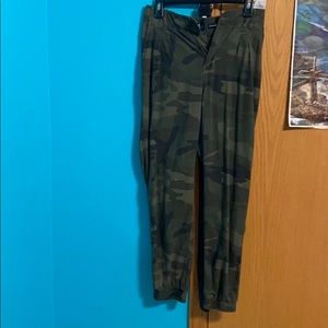 Camo Loose Fitting Pants